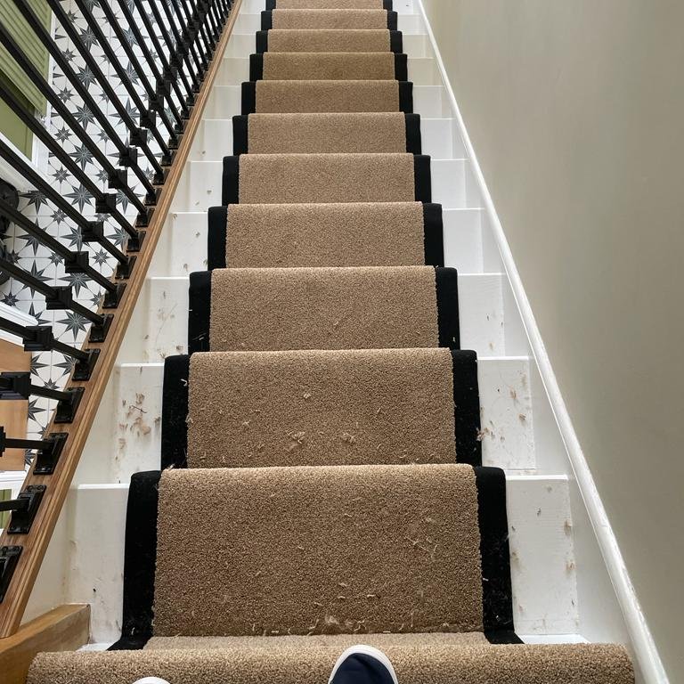 Stair runners installation in Basildon, UK